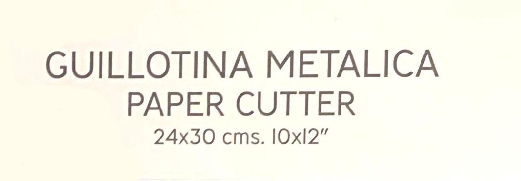 Guillotina Metálica Casa U Oficina Hasta Tamaño Carta-0