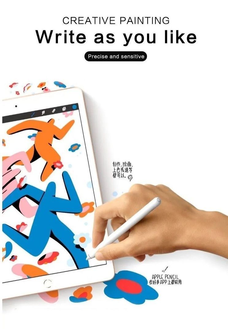 El Mejor Lapiz Pencil - Para: Apple iPad / Todos Los Modelos     (White - Blanco)-4