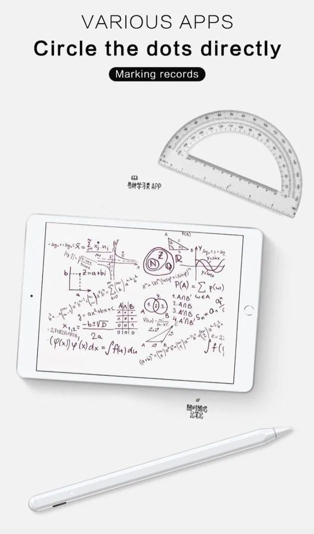 El Mejor Lapiz Pencil - Para: Apple iPad / Todos Los Modelos     (White - Blanco)-2