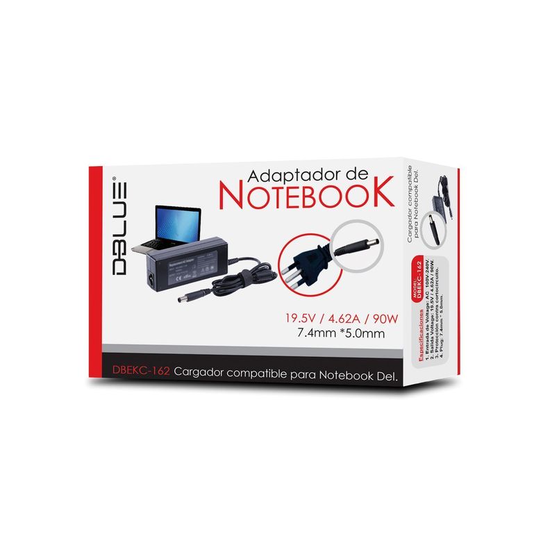 Cargador Notebook Compatible DELL 19.5V 4.62A 90W-0