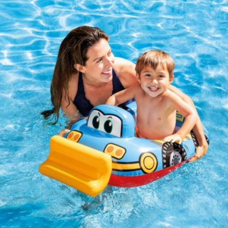 Flotador Inflable Bebe Camión Constr Capac 15 Kg-1