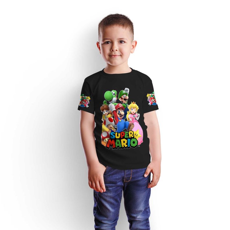 Polera Super Mario Bros D9-0