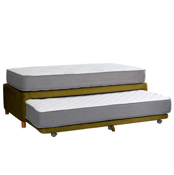 CAMA NIDO ZEN BEST TELA VERDE 1 1/2 PZA-1
