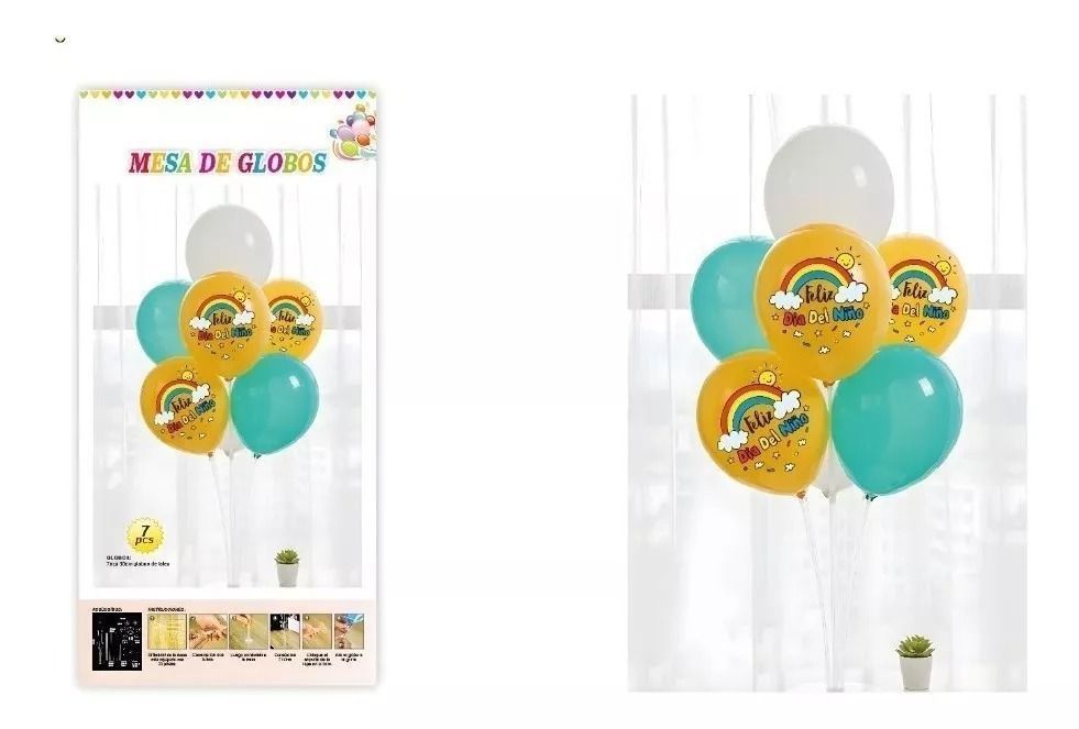 Set De Decoración Globos Base Para Globos Fiesta Celebracion-0