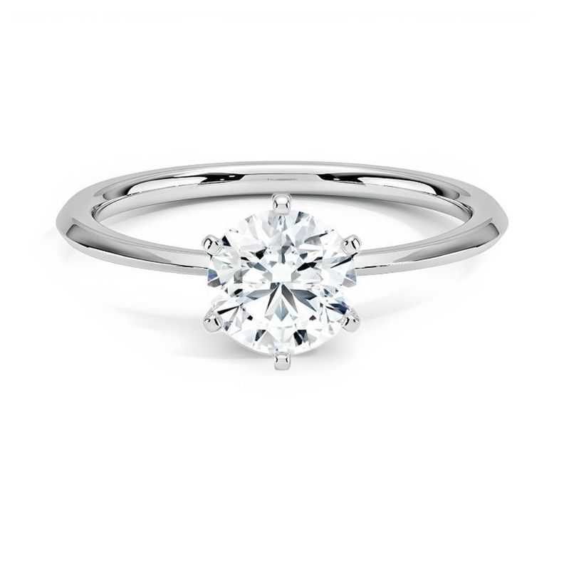ANILLO DE COMPROMISO SOLITARIO PETITE FIT 1.0 CT-0