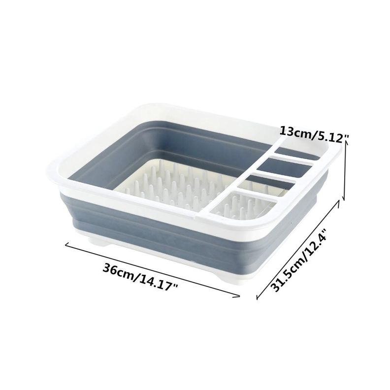 Secaplatos Y Cubiertos Escurridor Plegable Para Cocina - PuntoStore-3