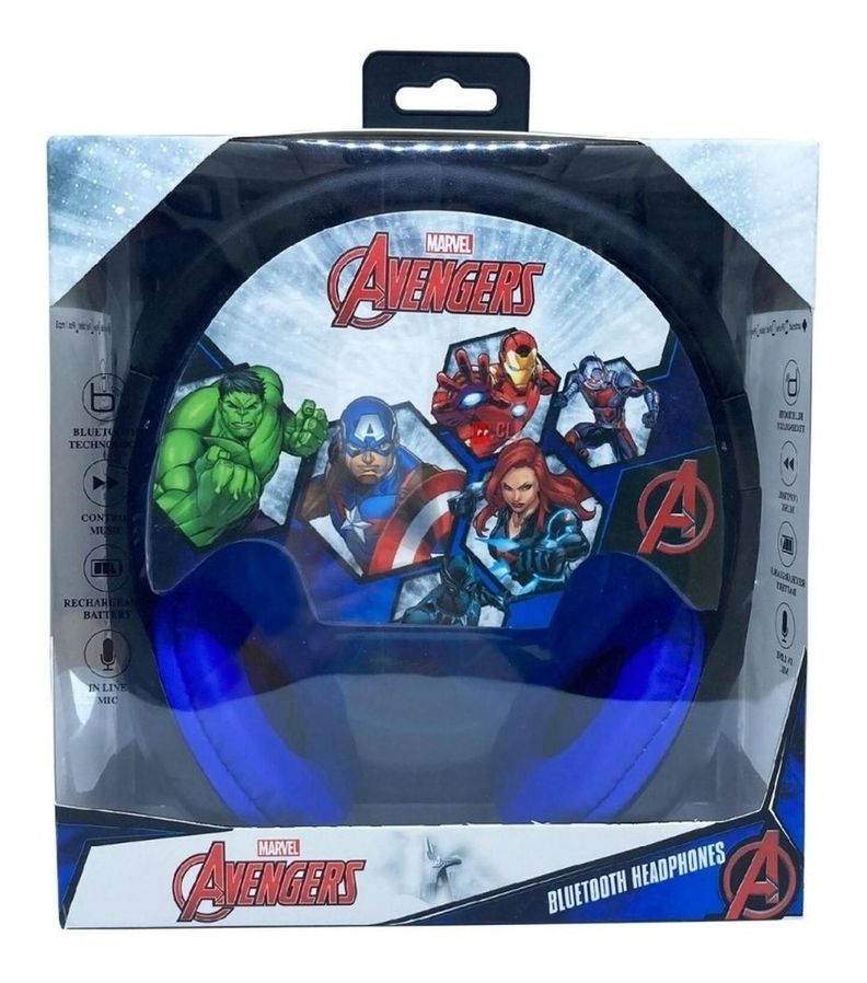 Audífonos Bluetooth Capitán América Marvel - Ps-3