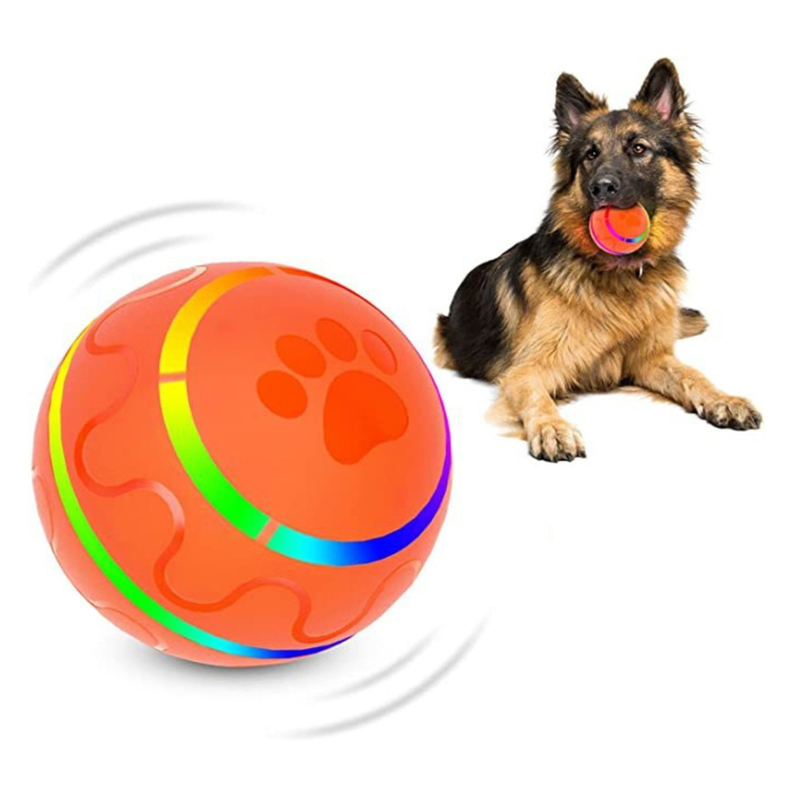Pelota para Perros y Gatos Inteligente - Naranjo-0