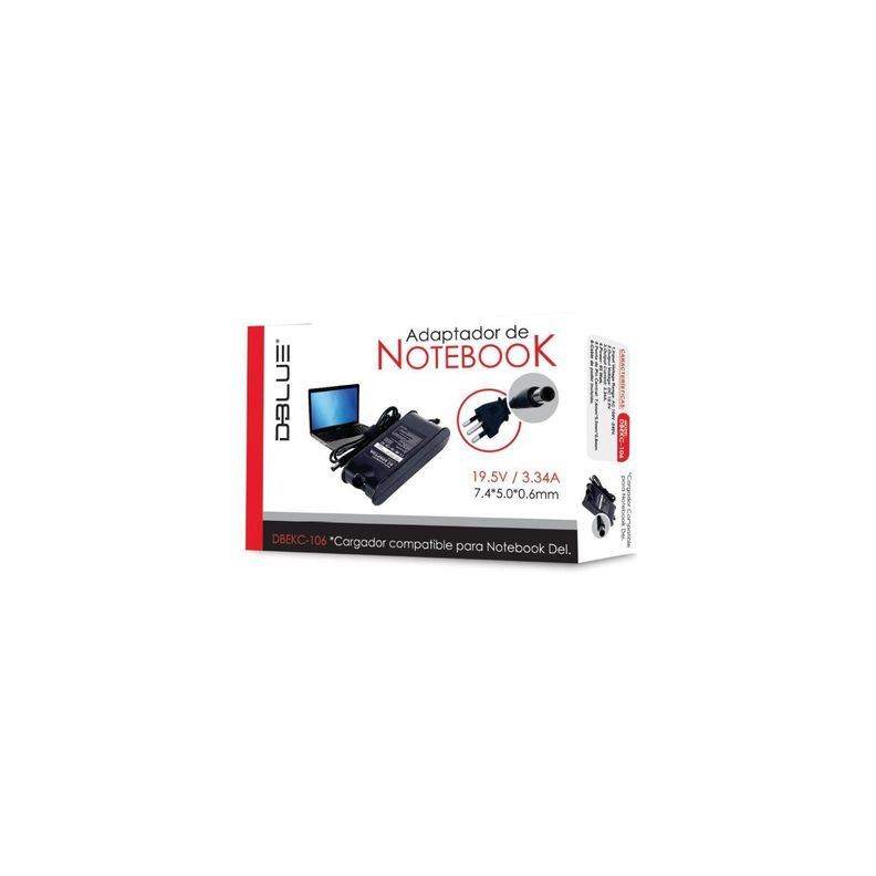 Cargador Notebook Compatible Dell 19.5V 3.34A 65W-1