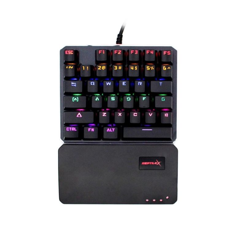 Mini Teclado Gamer Mecanico Retroiluminado Reptilex -1