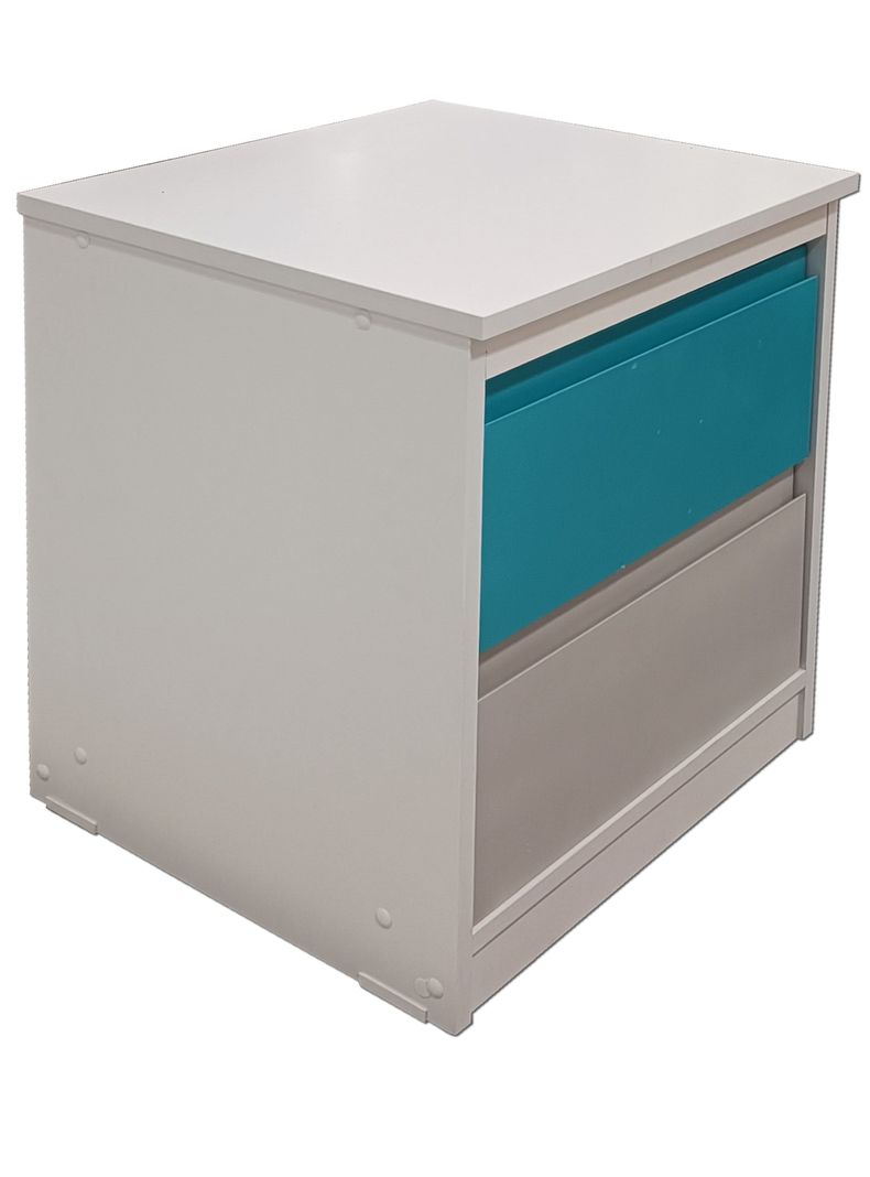 Velador 2 C Minimal  Celeste Gris-3