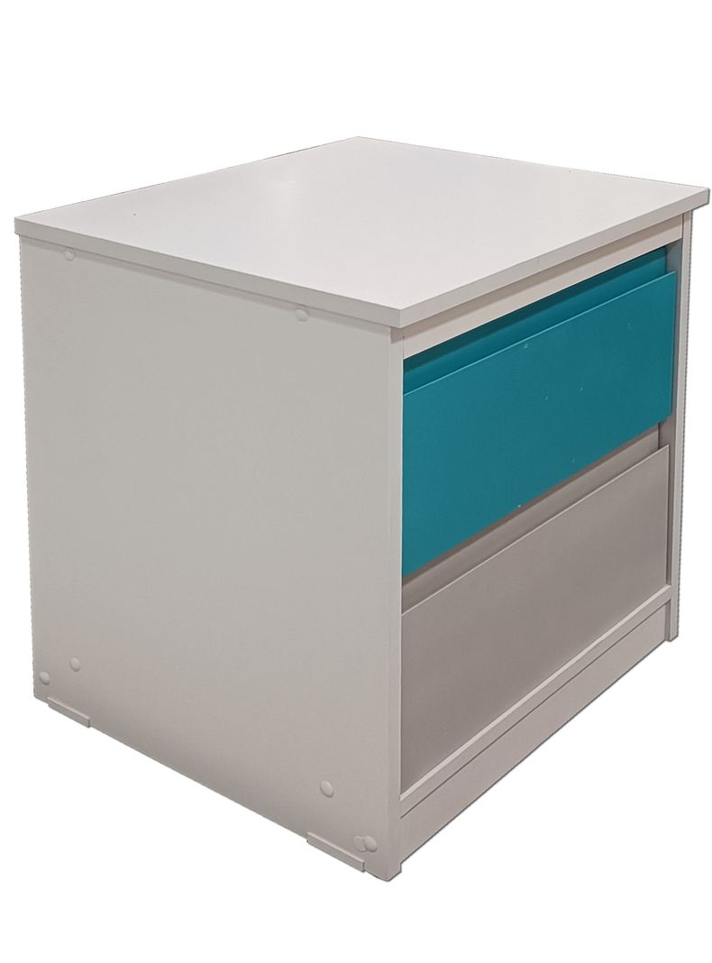Velador 2 C Minimal  Celeste Gris-1