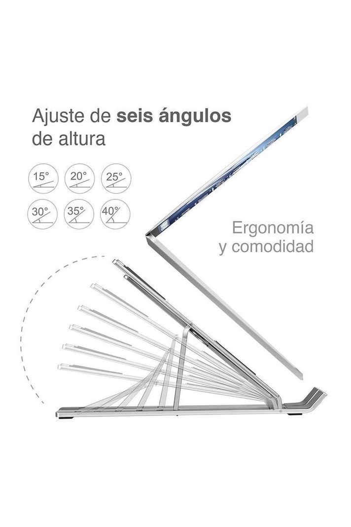 Soporte para Notebook Plegable con Ventilador USB-5