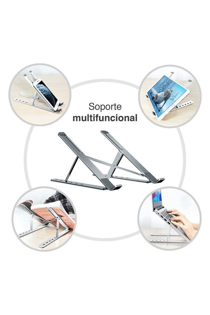 Soporte para Notebook Plegable con Ventilador USB-4