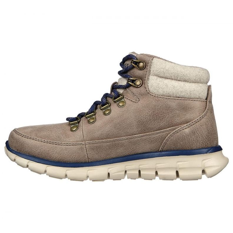 Botin Mujer Synergy Beige Skechers-4
