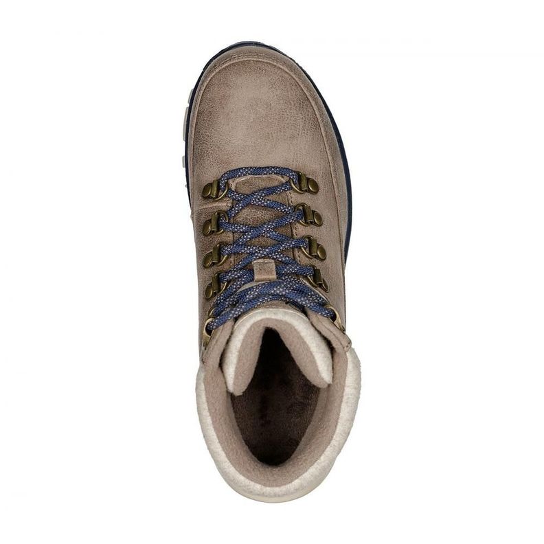 Botin Mujer Synergy Beige Skechers-2
