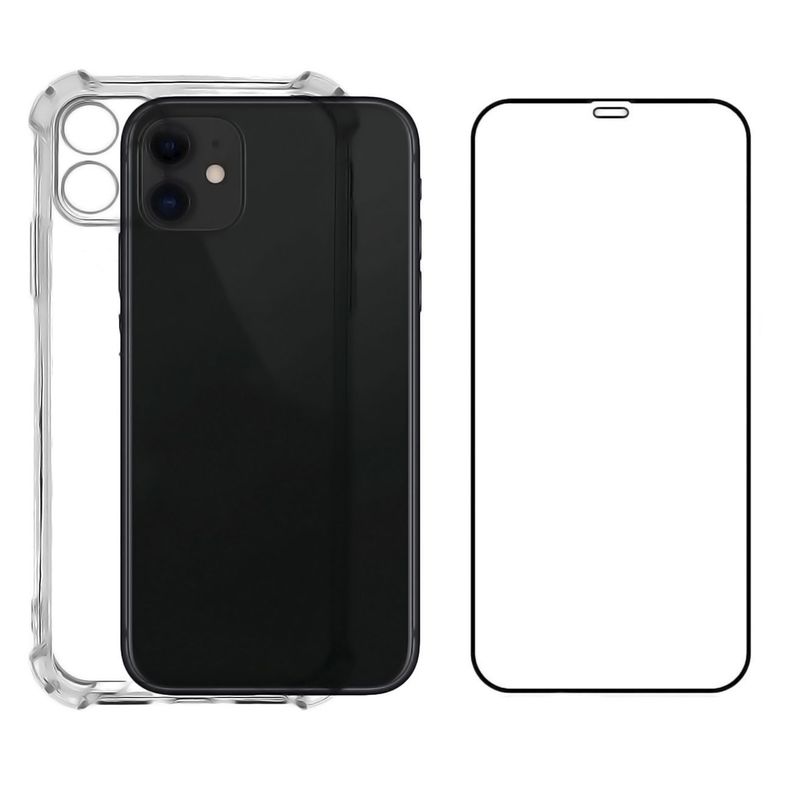 Carcasa Para iPhone 12 Y Lamina de Vidrio Completa-2