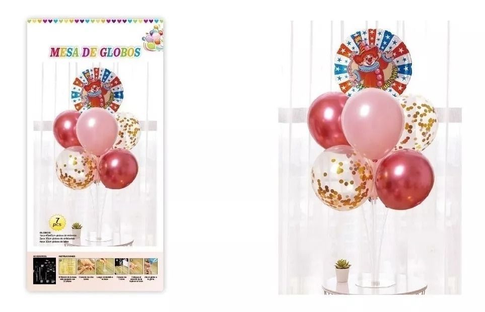 Set De Decoración Globos Base Para Globos Fiesta Celebración-3