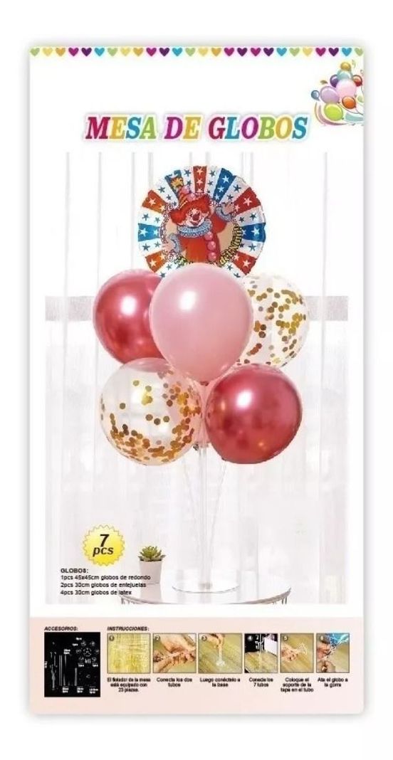 Set De Decoración Globos Base Para Globos Fiesta Celebración-2