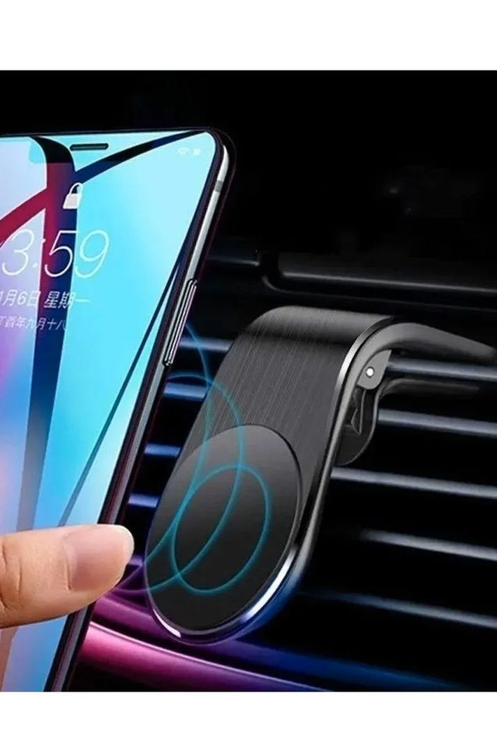 Soporte Porta Celular Magnético Auto Para Rejilla Aire-4