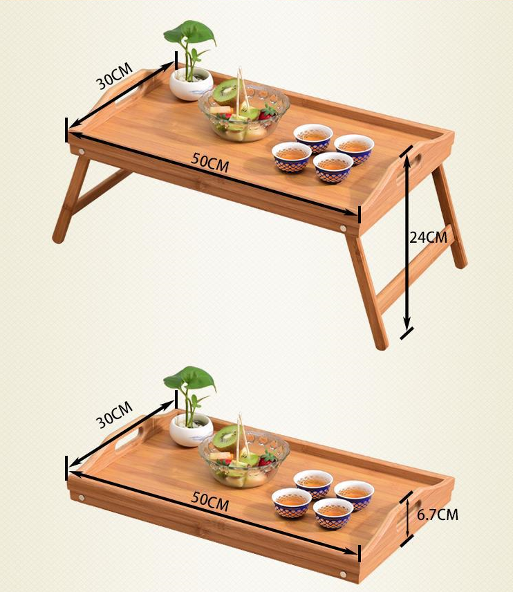 Mesa Desayuno Cama Bandeja Notebook 30cmx50cmx24cm-7