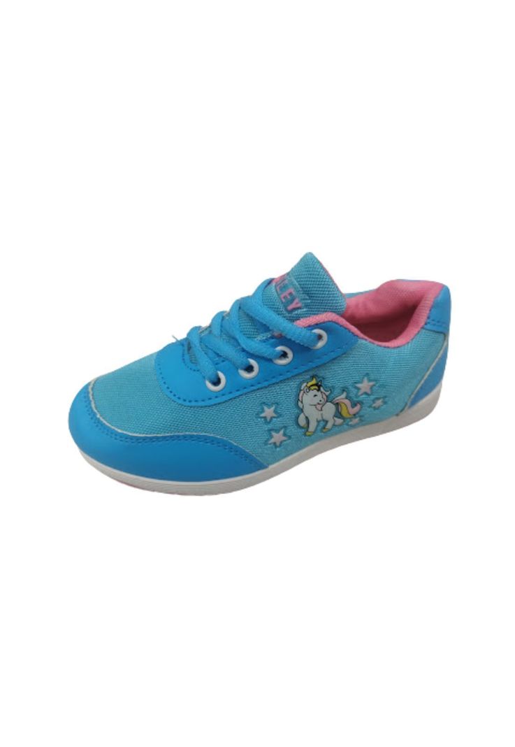 Zapatilla Deportiva Turquesa Unicornio Niña-0