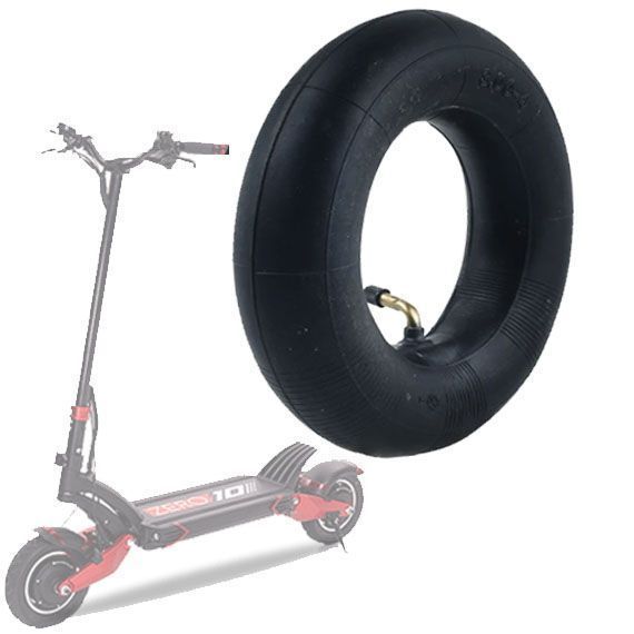 Cámara Scooter Eléctrico 10"X3.00 Válvula Curva-0