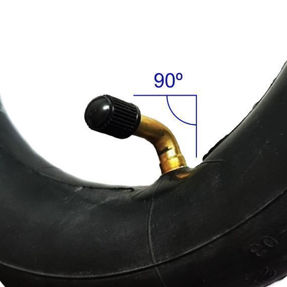 Cámara Scooter Eléctrico 10"X3.00 Válvula Curva-3