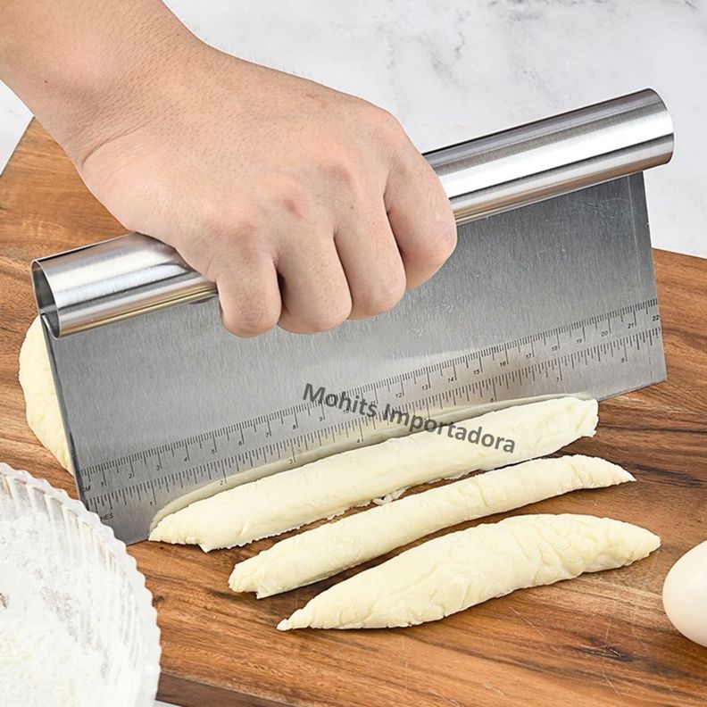 Espátula Alisador De Tortas Scraper Cortador Masas 22cm-0