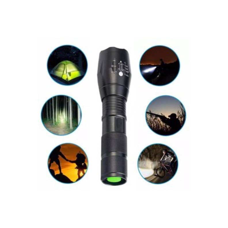 Linterna led recargable camping zoom-3