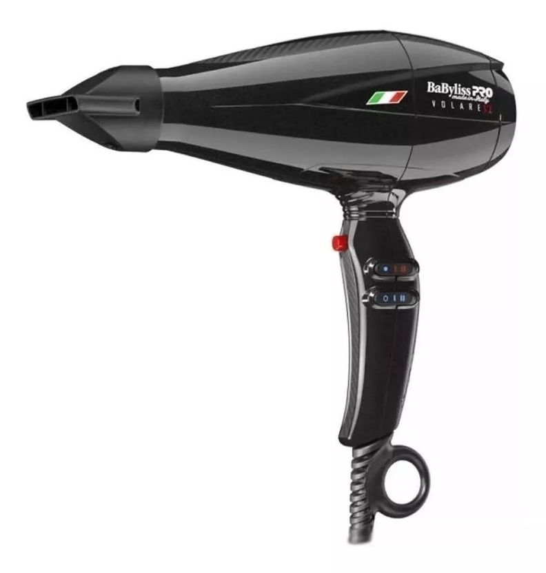 Secador Volare V1 Motor 6 Niveles Ferrari Babylisspro Negro-1