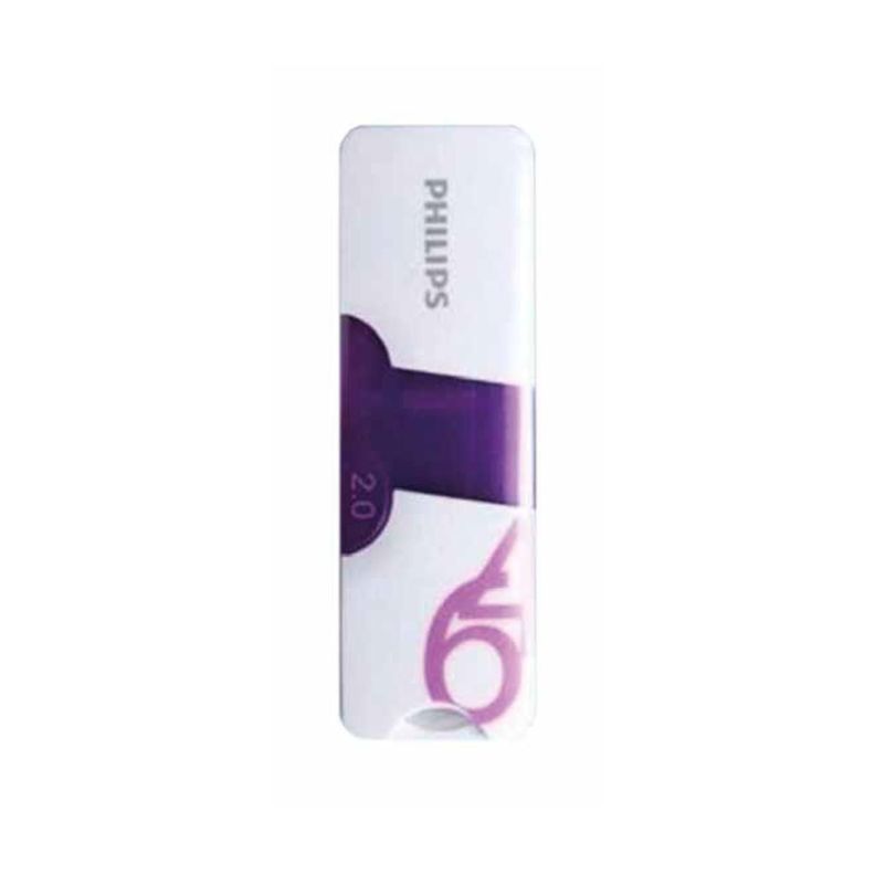 Pendrive Philips Citi 64GB USB 2.0 High Speed Violeta-0