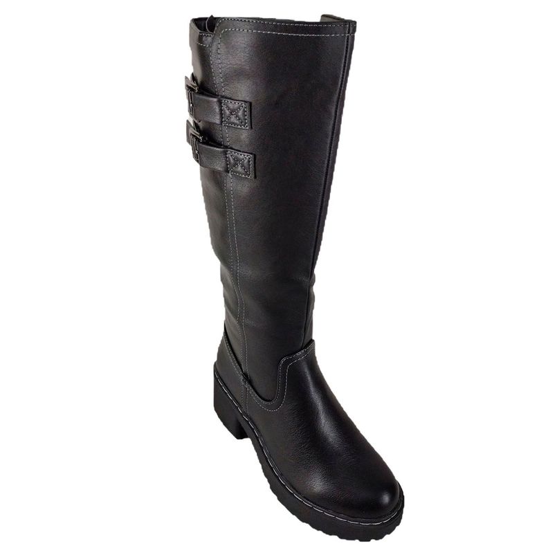 Bucanera para Mujer Taco Bajo Negro-3