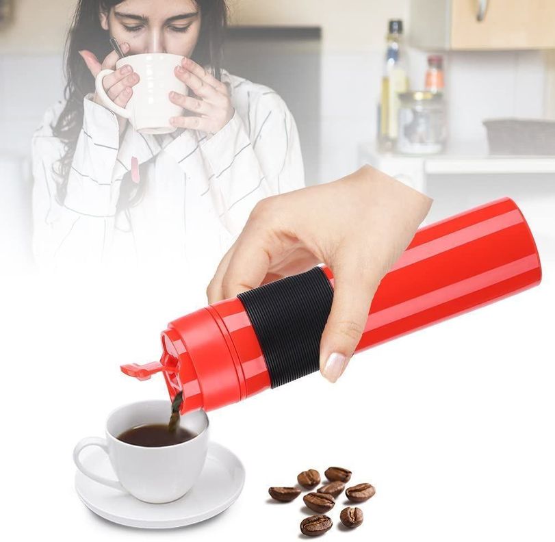 Termocafetera Portatil de Prensa Francesa CP03 Roja-4