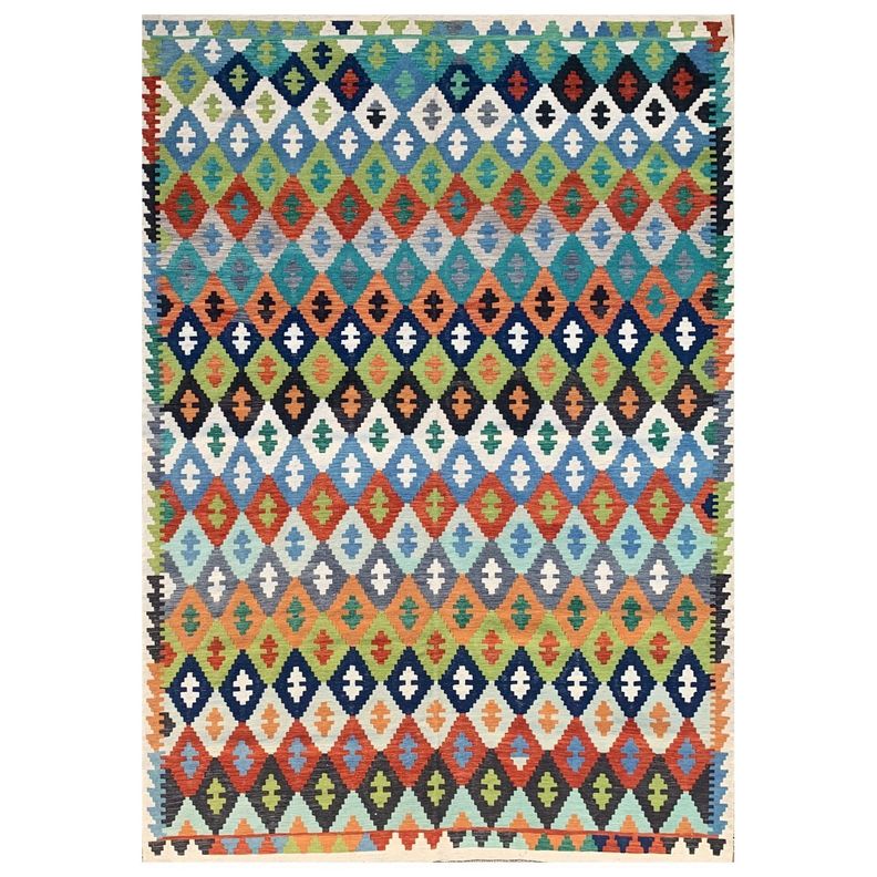 Alfombras Kilim Vegi 204 x 290 cm - Hecha a Mano-0