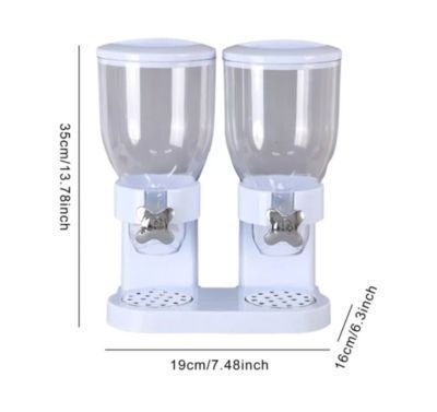 Dispensador Dual de Cereales Blanco Fresh Easy - Cereal Avena Dulces-1