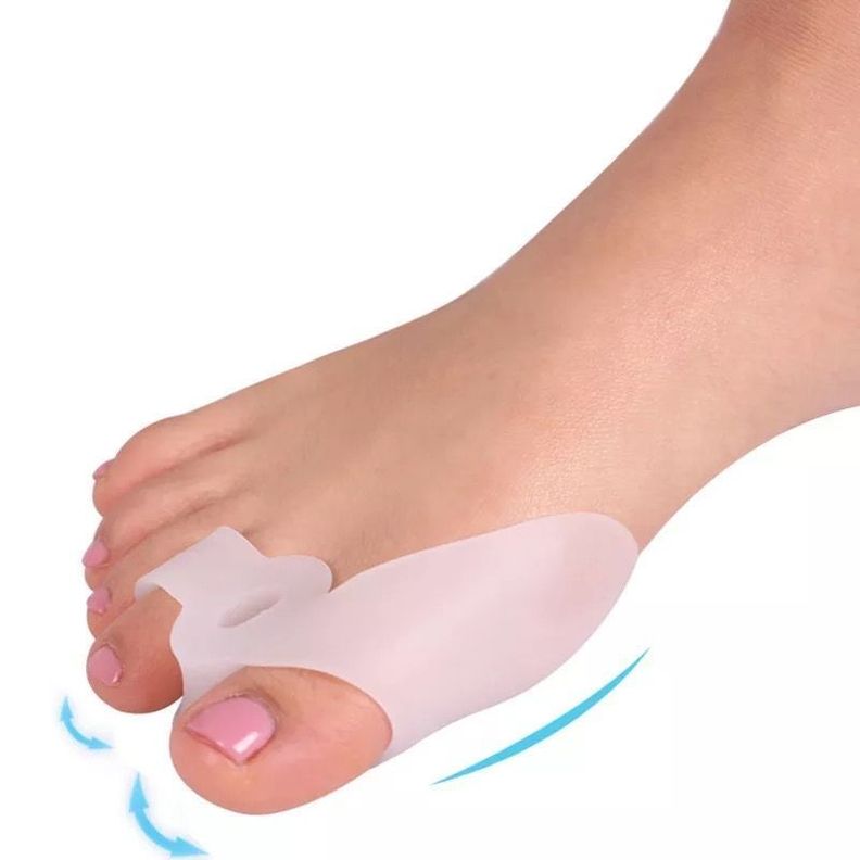Separador Dedos De Silicona Gel Corrector de Juanetes, 1 par.-0