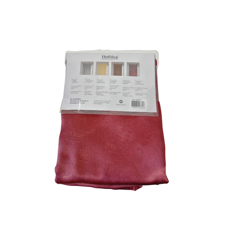 Cortina rojo tela 140x230 cm-1