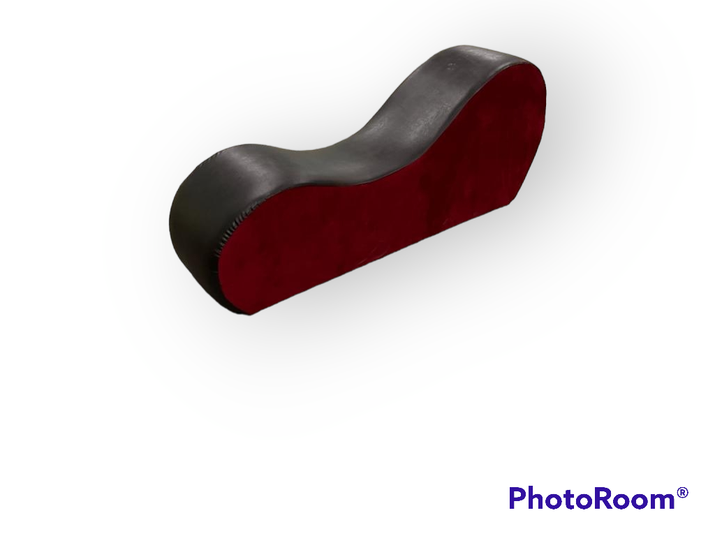 Sillon del amor afrodita rojo/negro-0