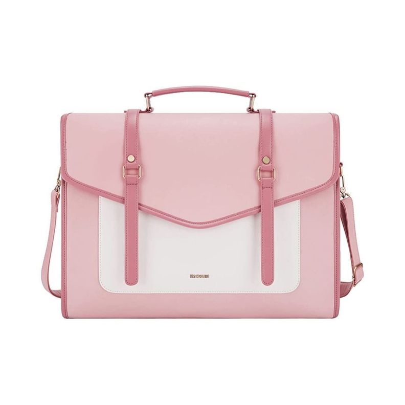 Ecosusi - Maletín Vint Myosotis para 15.6" Rosado-0