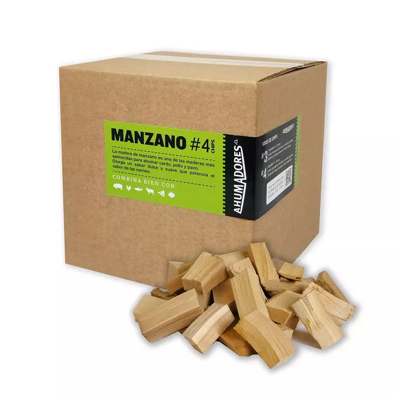 Chip #4 Madera de Manzano Para Ahumar 2.5k-0