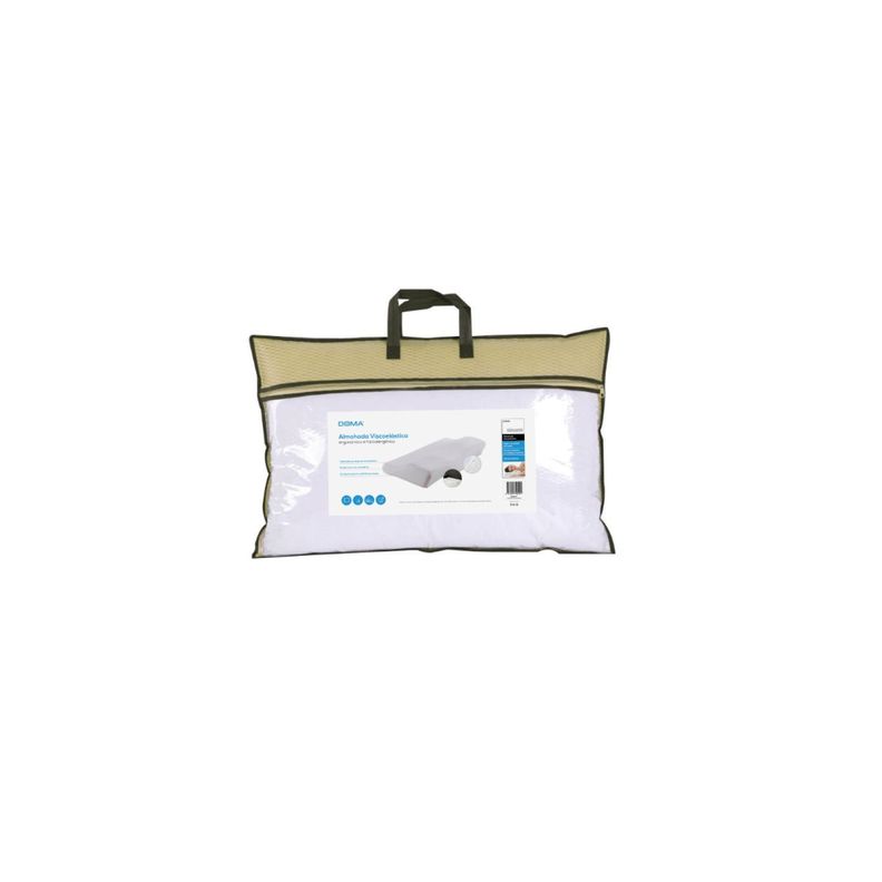 Almohada Viscoelastica Ergonómica Hipoalergénica 62cm-4