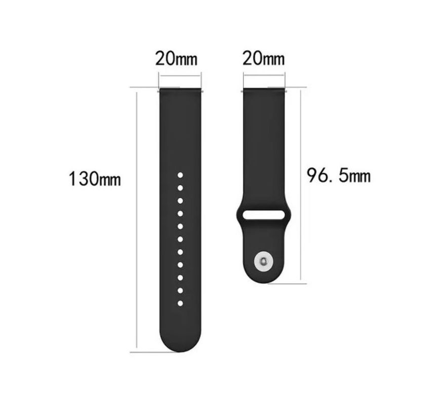Correa Compatible Samsung Watch 4 / 4 Classic Azul Claro 20mm-1