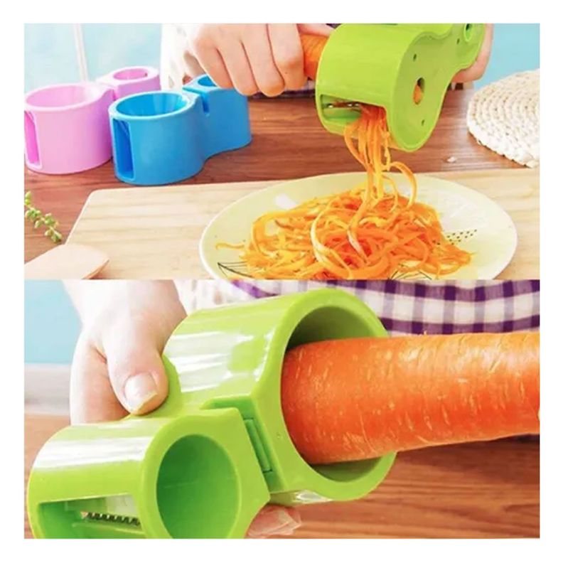 Cortador Verduras Espiral cocina  Multifunción Rallador  Afilador-2