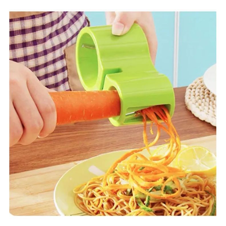 Cortador Verduras Espiral cocina  Multifunción Rallador  Afilador-3
