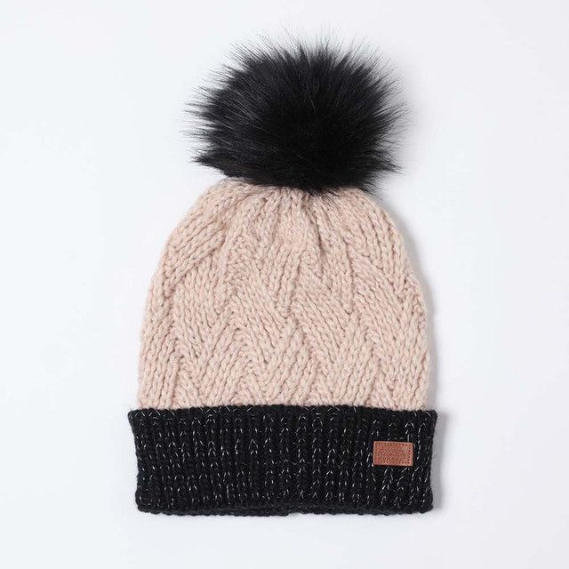 Gorro Beige Violet  Humana