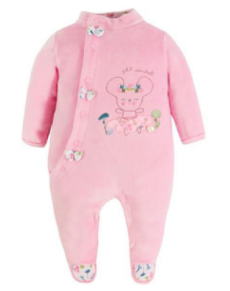 Enterito Bebe Niña Pijama Tedmimak Plush Raton-0