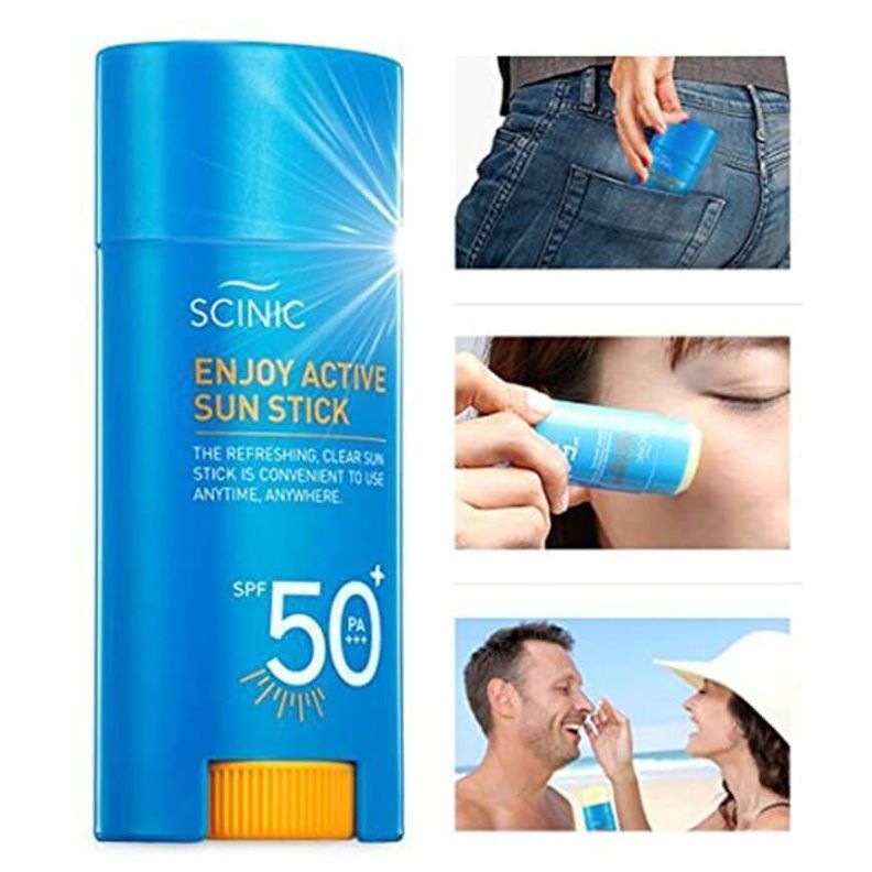 Bloqueador solar en barra SCINIC, de textura ligera, SPF 50+ PA-2