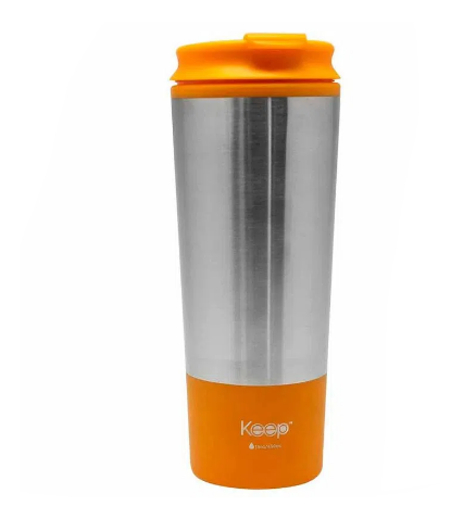 Mug Metálico Keep naranja-0