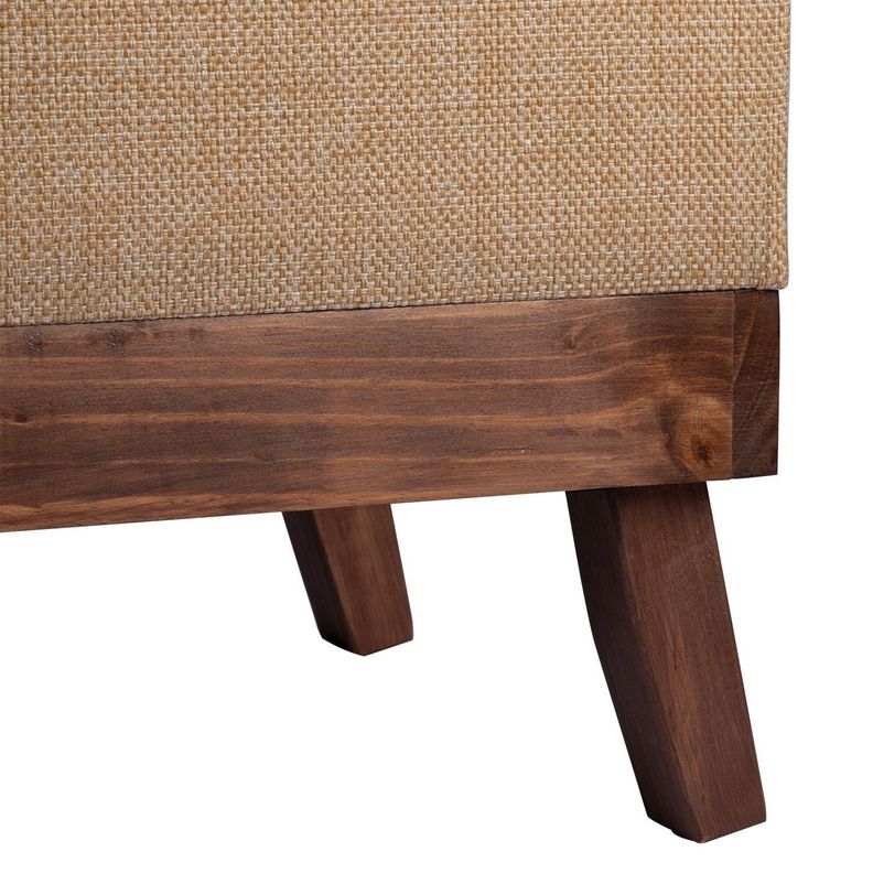 Banqueta con Baúl Incy Beige Omega 120x40x50 cm Máxima Design-5